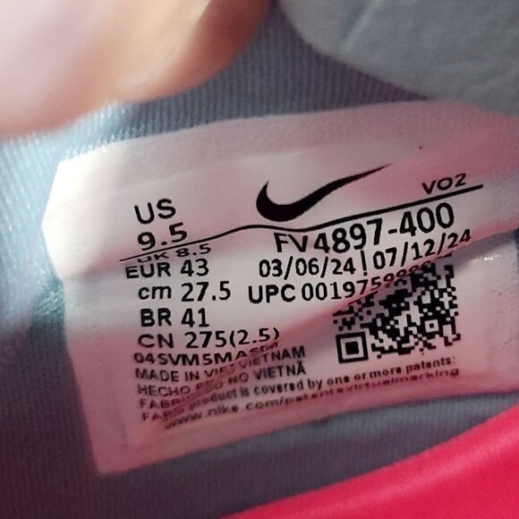 NEW Nike Infinity Tour 2 Gore-Tex Golf Shoes FV4897-400 Size 9.5 Blue - Picture 7 of 7